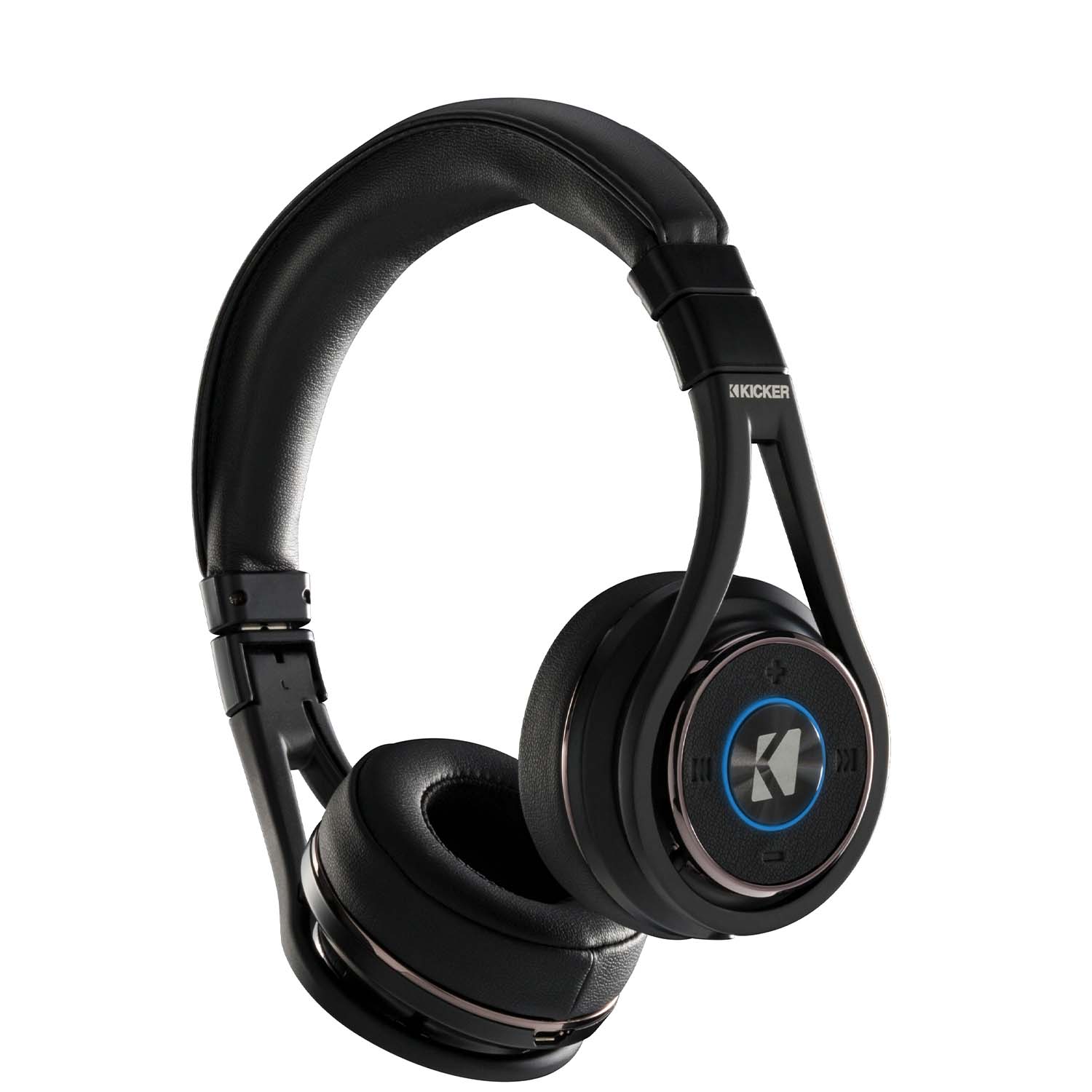 Kicker HPBT, Use with Siri® and Google™ assistants; 20 hr battery life; detachable cable and storage bag (45HPBT)