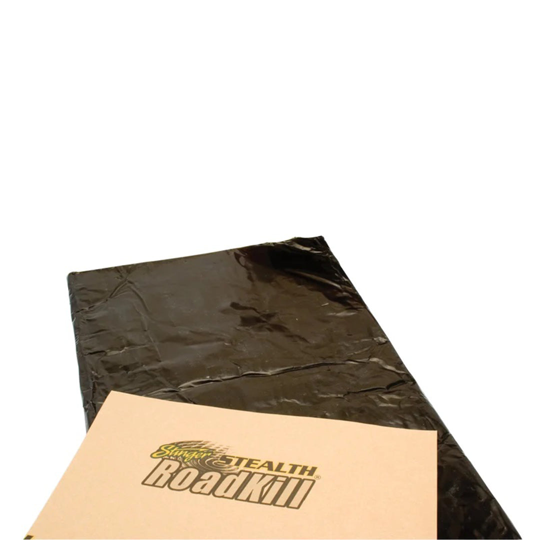 Stinger RKSTSK, RoadKill Speaker Kit Sound Damping Stealth Black - 1.7 Sq Feet