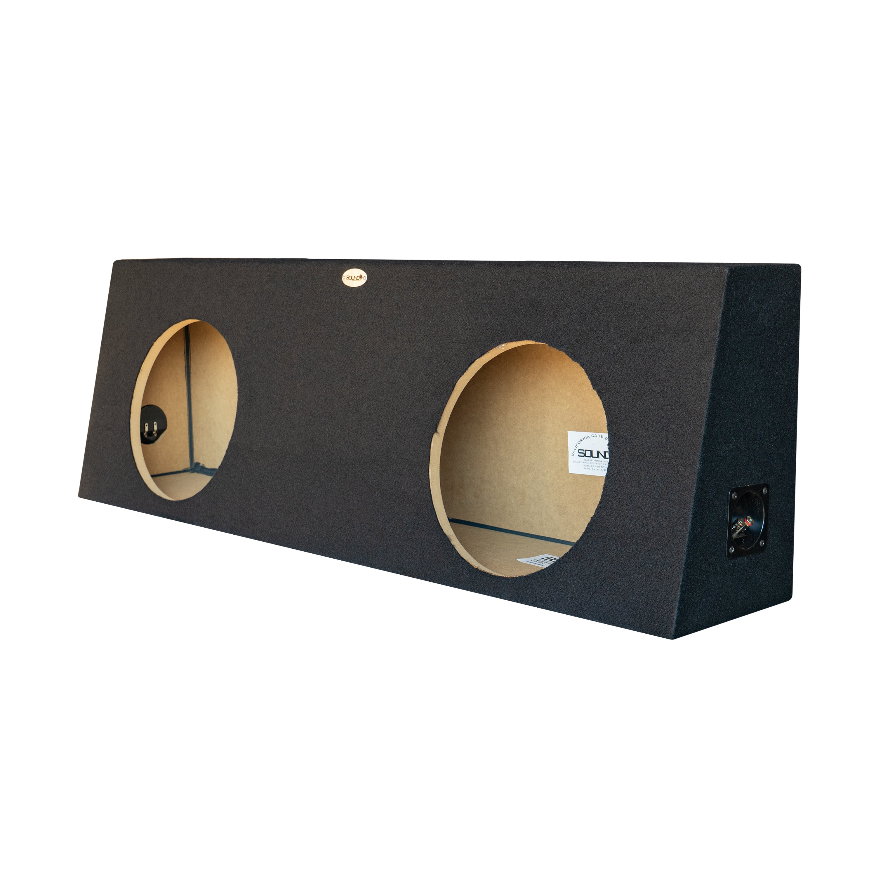 SoundBox Universal Dual 12" Sealed Subwoofer Enclosure, Truck