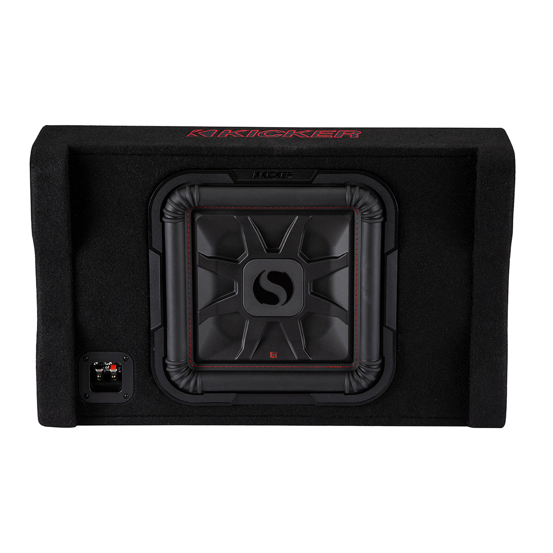 Kicker L7TDF82, L7TDF 8" L7T Shallow-Mount Loaded Down-Firing Subwoofer Enclosure (49L7TDF82)