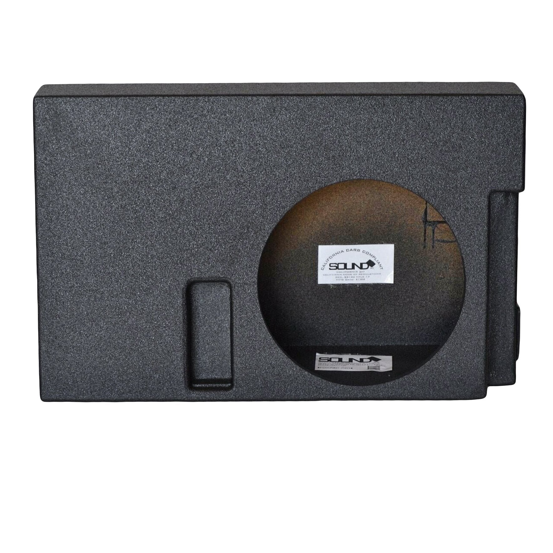 SoundBox Toyota Tundra CrewMax 2014-2018 Single 10" Subwoofer Enclosure, BedLiner Finish