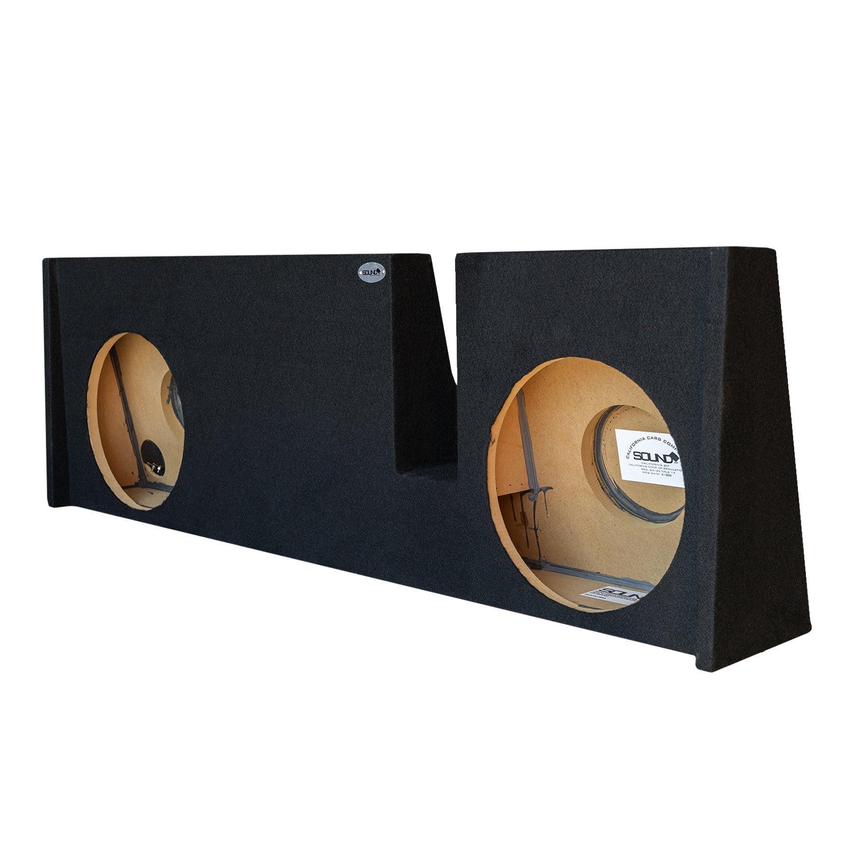 SoundBox Ford F150 SuperCab (Extended Cab) 2009-2018 Dual 12" Downfire Subwoofer Enclosure