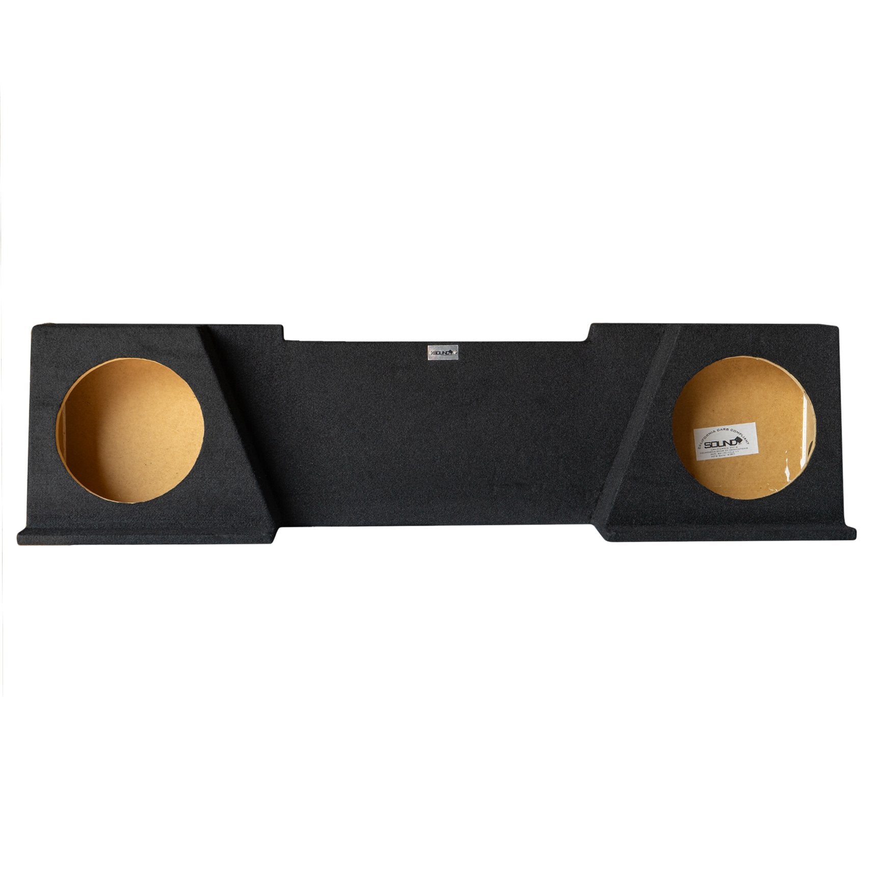 SoundBox Chevy Silverado / GMC Sierra Extended Cab 2008-2013 Dual 10" Downfire Subwoofer Enclosure