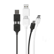 Scosche CI44-SP, Type C to Lightning Power Delivery 4 Foot Cable - Black