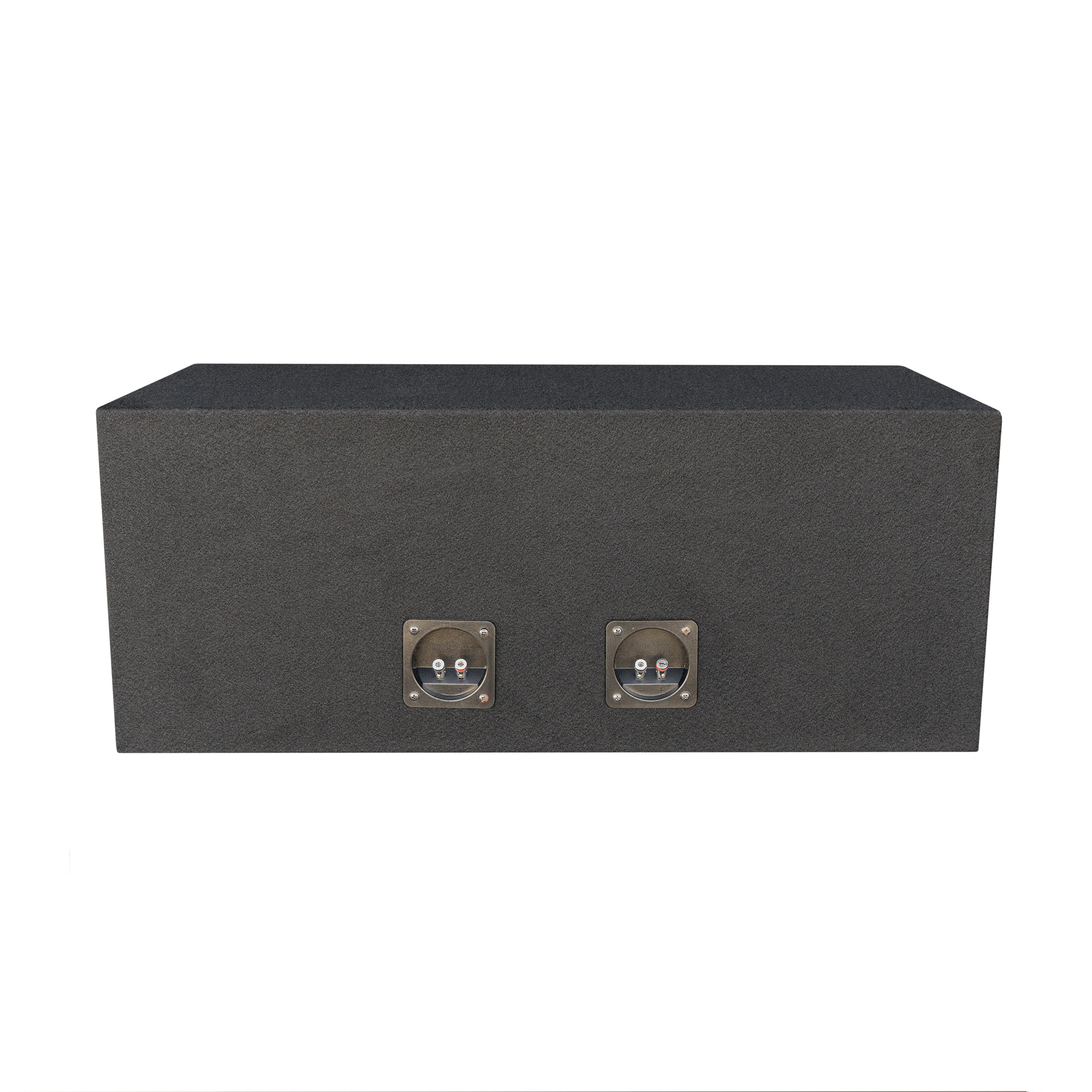 SoundBox E Series Dual 12" Vented Side Port Subwoofer Enclosure, Square