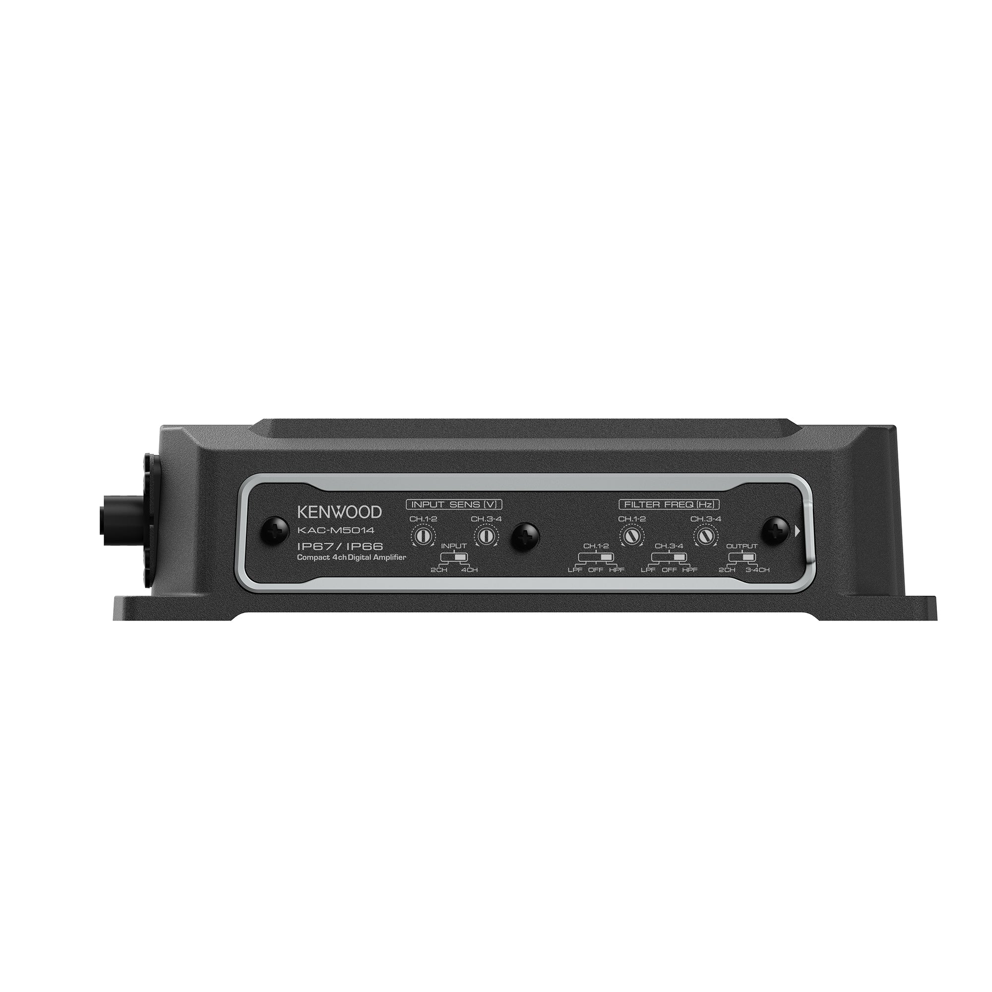 Kenwood KAC-M5014, 4 Channel Marine / Powersports Amplifier - 50 Watts RMS x 4