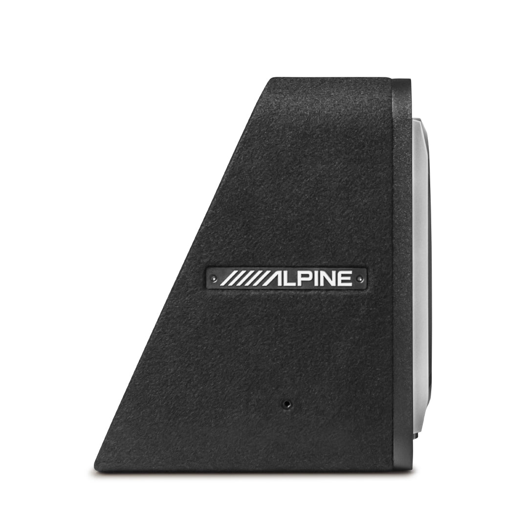 Alpine S2-SB12, 12” PrismaLink™ S-Series Preloaded Subwoofer Wedge Enclosure