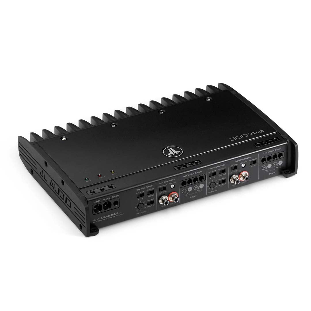 JL Audio 300/4v3, Slash Series Full-Range 4-Channel Amplifier, 75Wx4