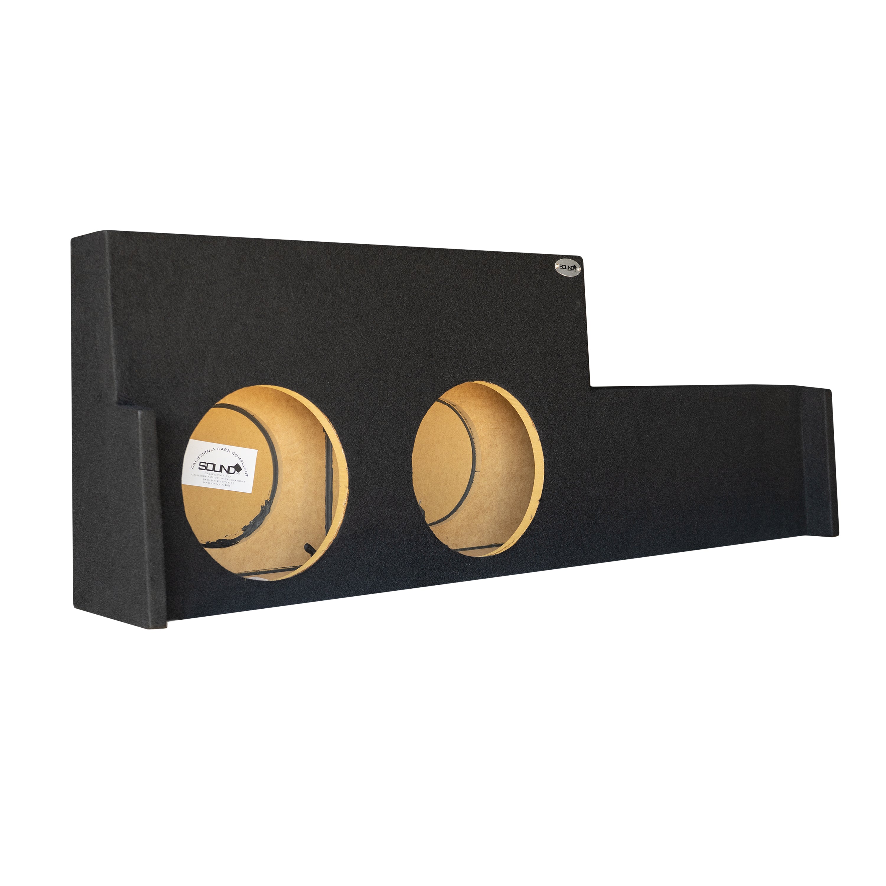 SoundBox Ford F150/F250/F350 Extended Cab 2017-2019 Dual 10" Downfire Subwoofer Enclosure