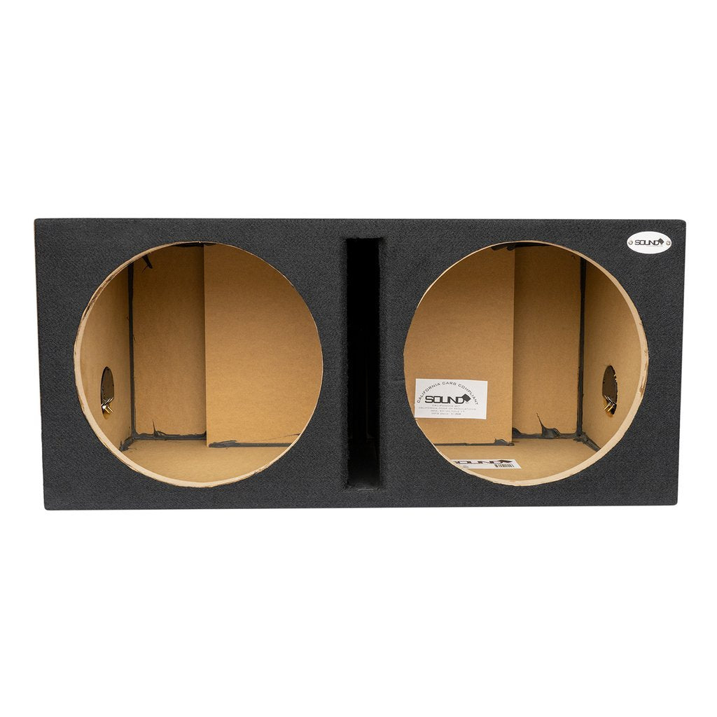 SoundBox E Series Dual 10" Vented Center Port Subwoofer Enclosure