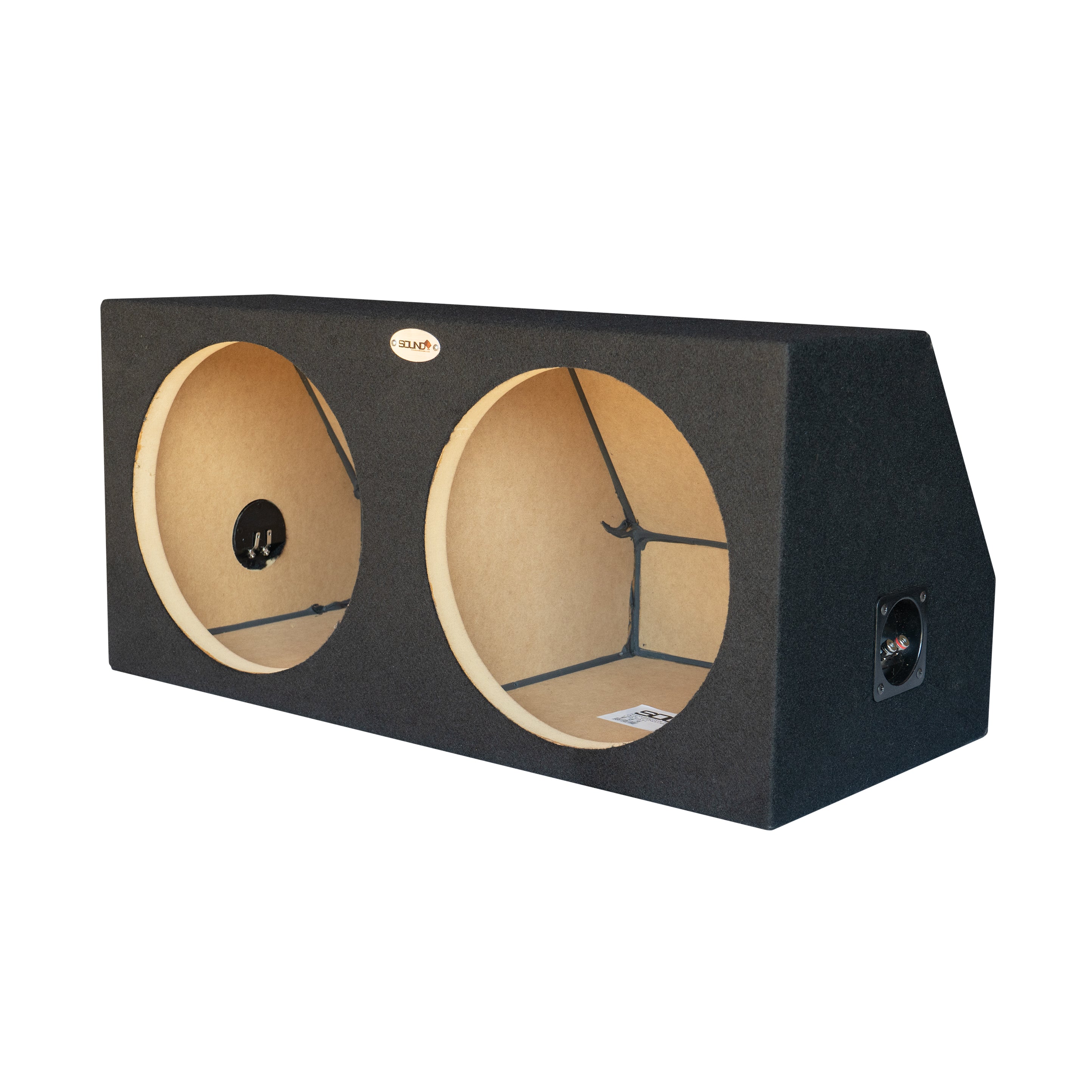 SoundBox E Series Dual 10" Sealed Mustang/ Hatchback Subwoofer Enclosure