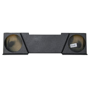 SoundBox Chevy Silverado /GMC Sierra Extended Cab 2008-2013 Dual 10" Downfire Subwoofer Enclosure, BedLiner Finish