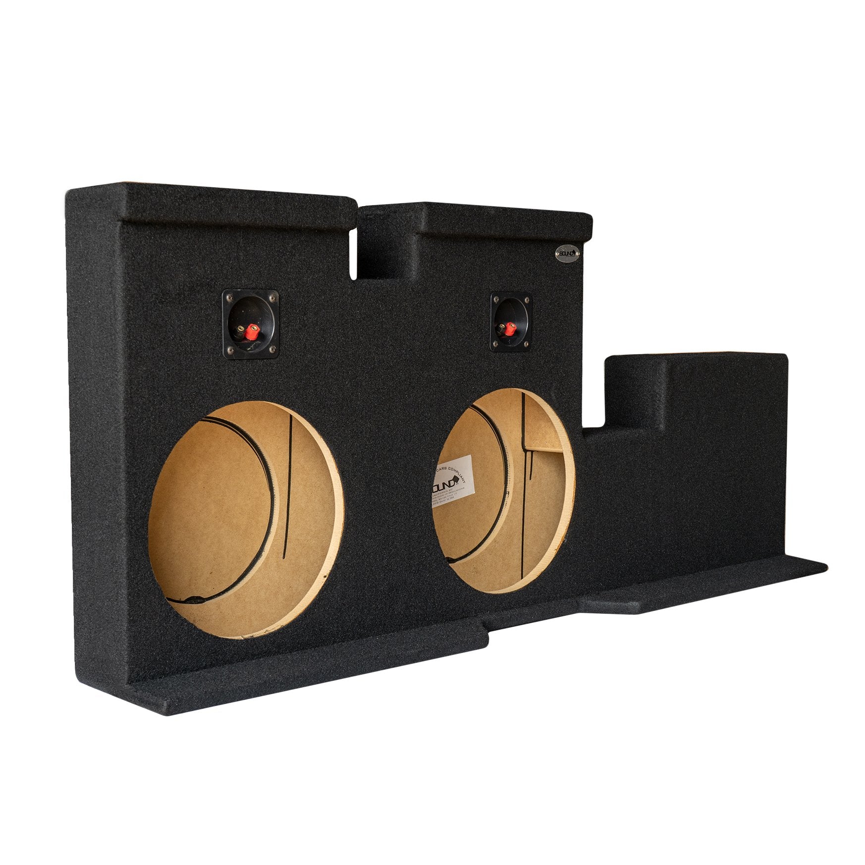 SoundBox Toyota Tundra Double Cab 2007-2018 Dual 12" Downfire Subwoofer Enclosure