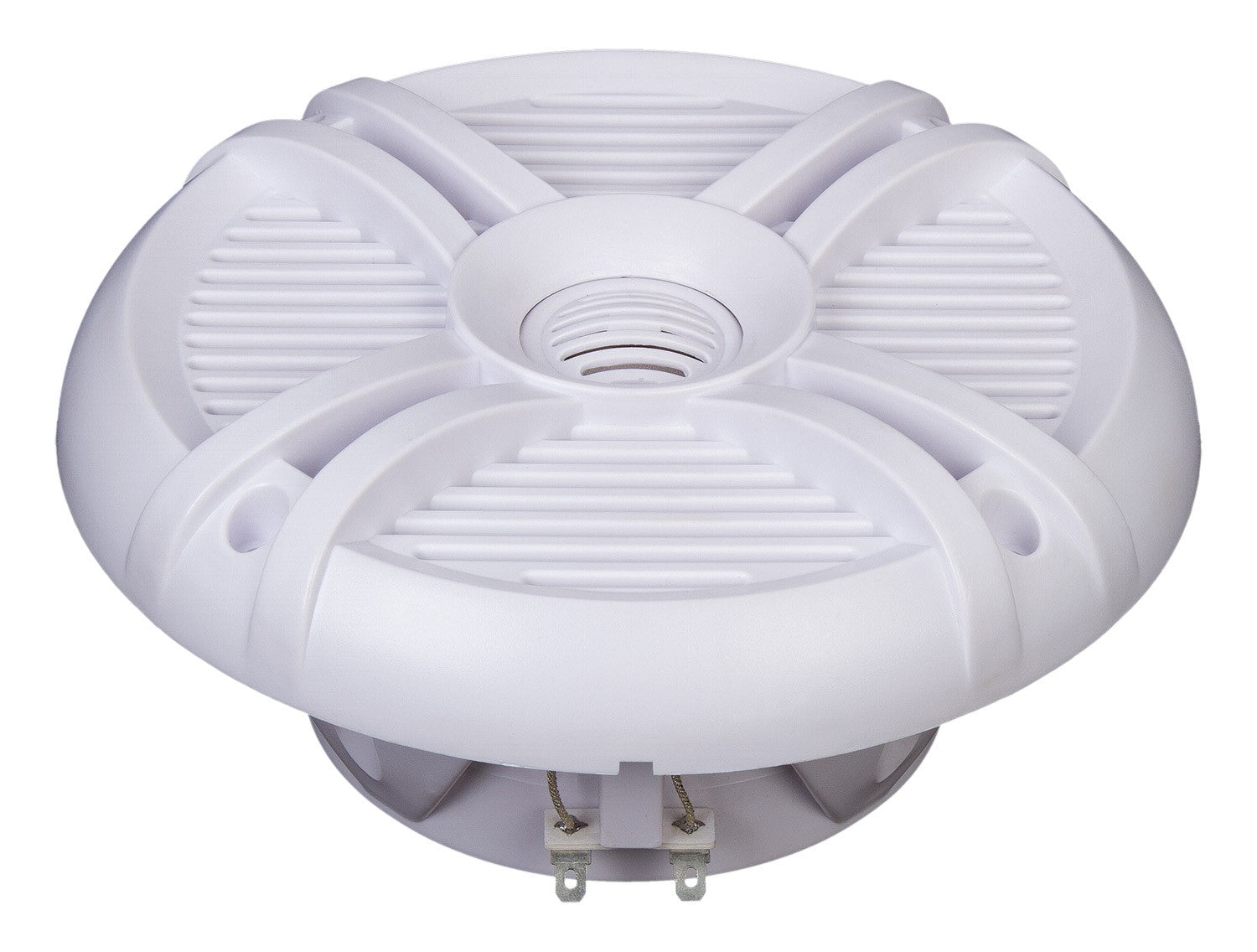 Power Acoustik MW-10WT, Marine Grade 10" Subwoofer, White & Titanium Grills