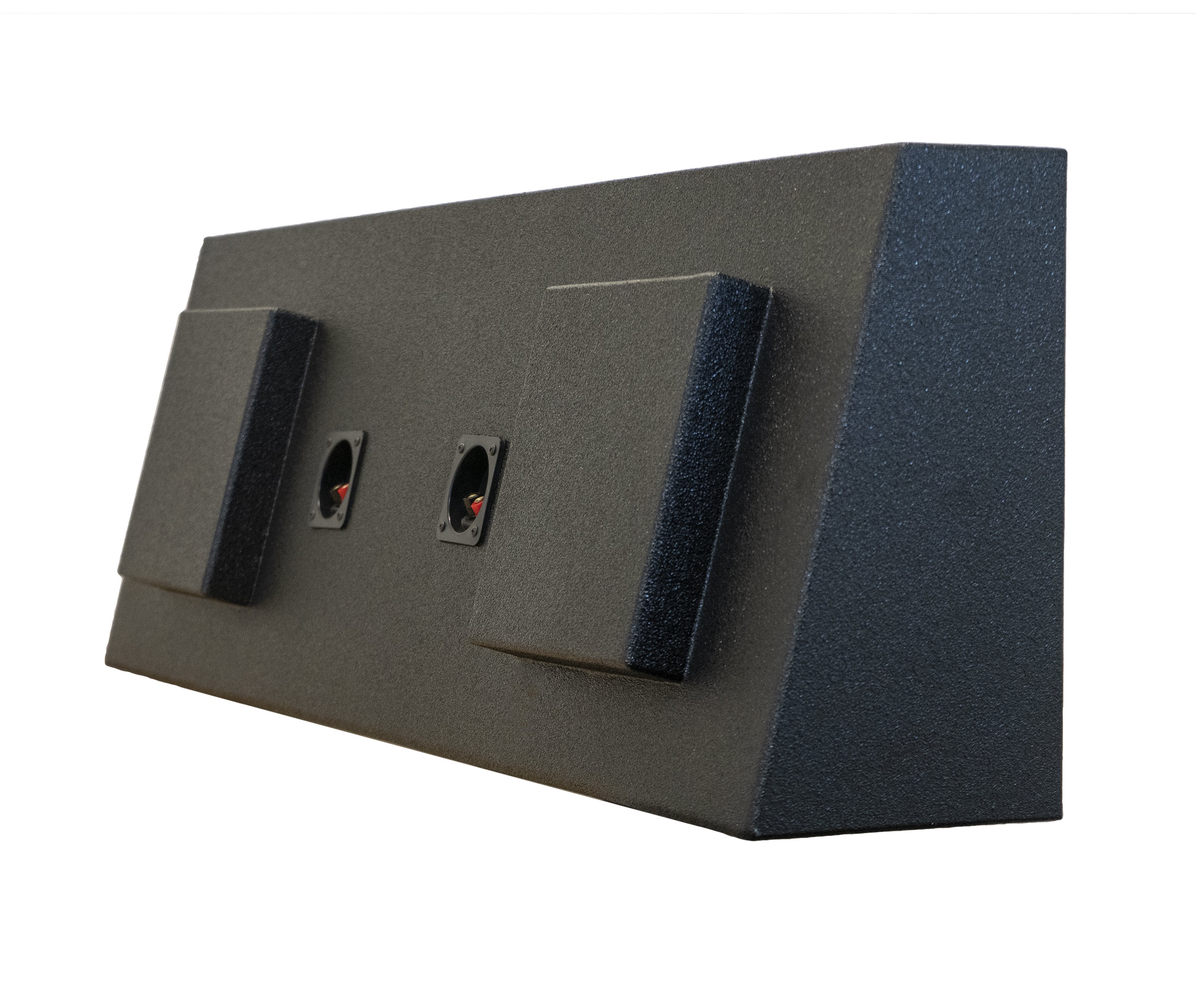 SoundBox Chevy Silverado /GMC Sierra Crew Cab 2008-2013 Dual 10" Subwoofer Enclosure, BedLiner Finish