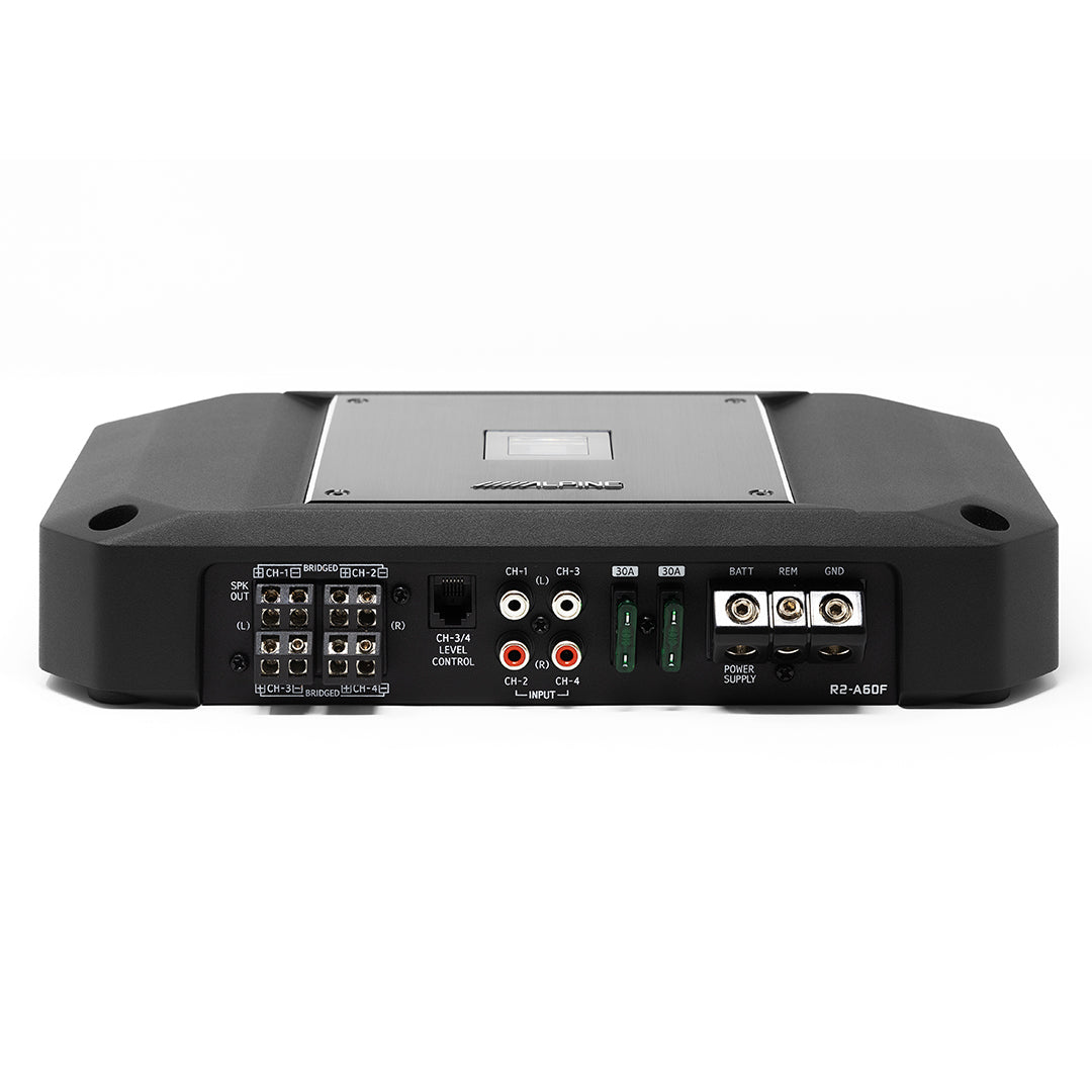 Alpine R2-A60F, R Series 4 Channel Class D Hi-Res Full Range Amplifier - 600W