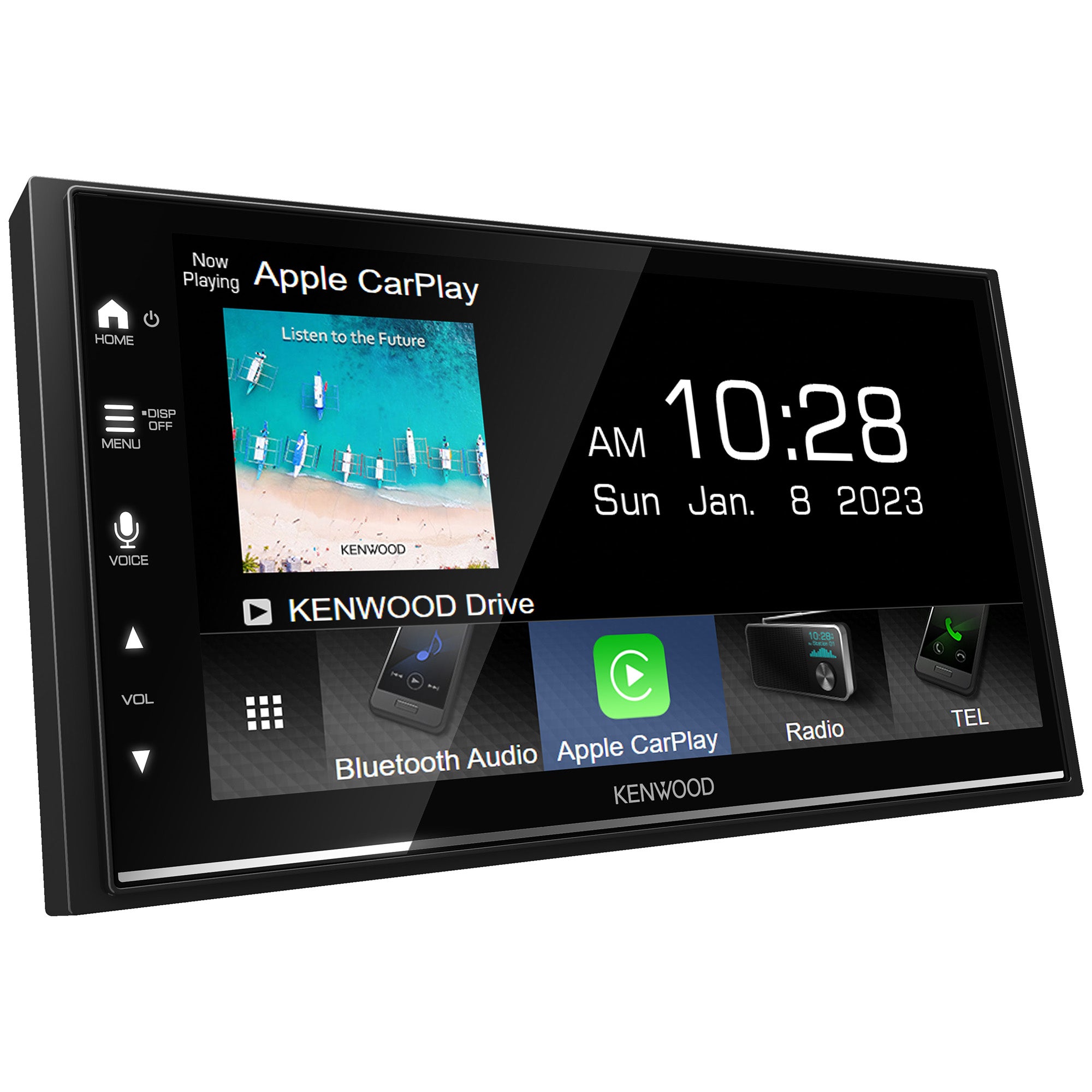 Kenwood DMX7709S, 6.8" Double Din Multimedia Receiver w/ CarPlay & Android Auto (Does Not Play CDs)