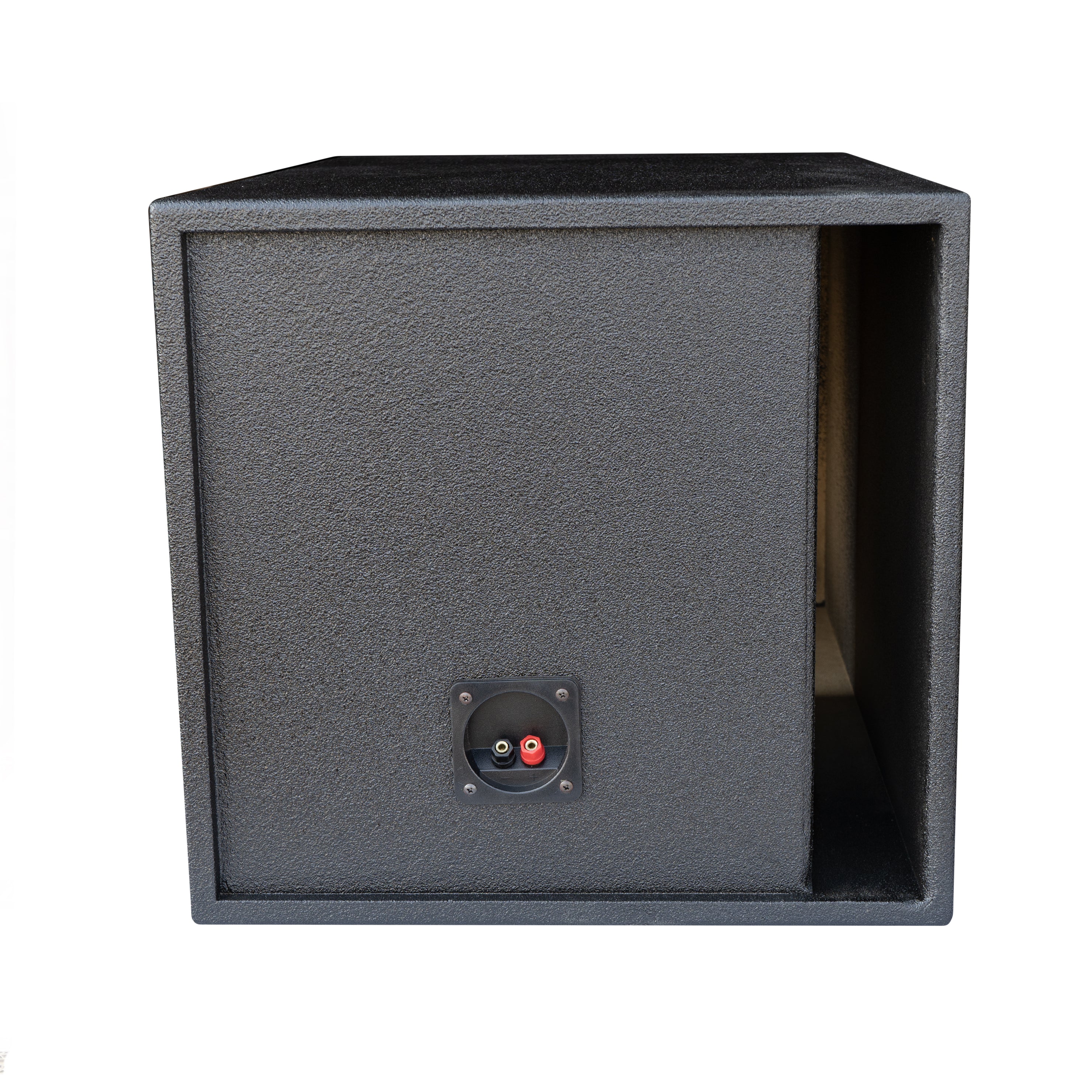 SoundBox SPL Series Single 10" Vented Subwoofer Enclosure - BedLiner Finish