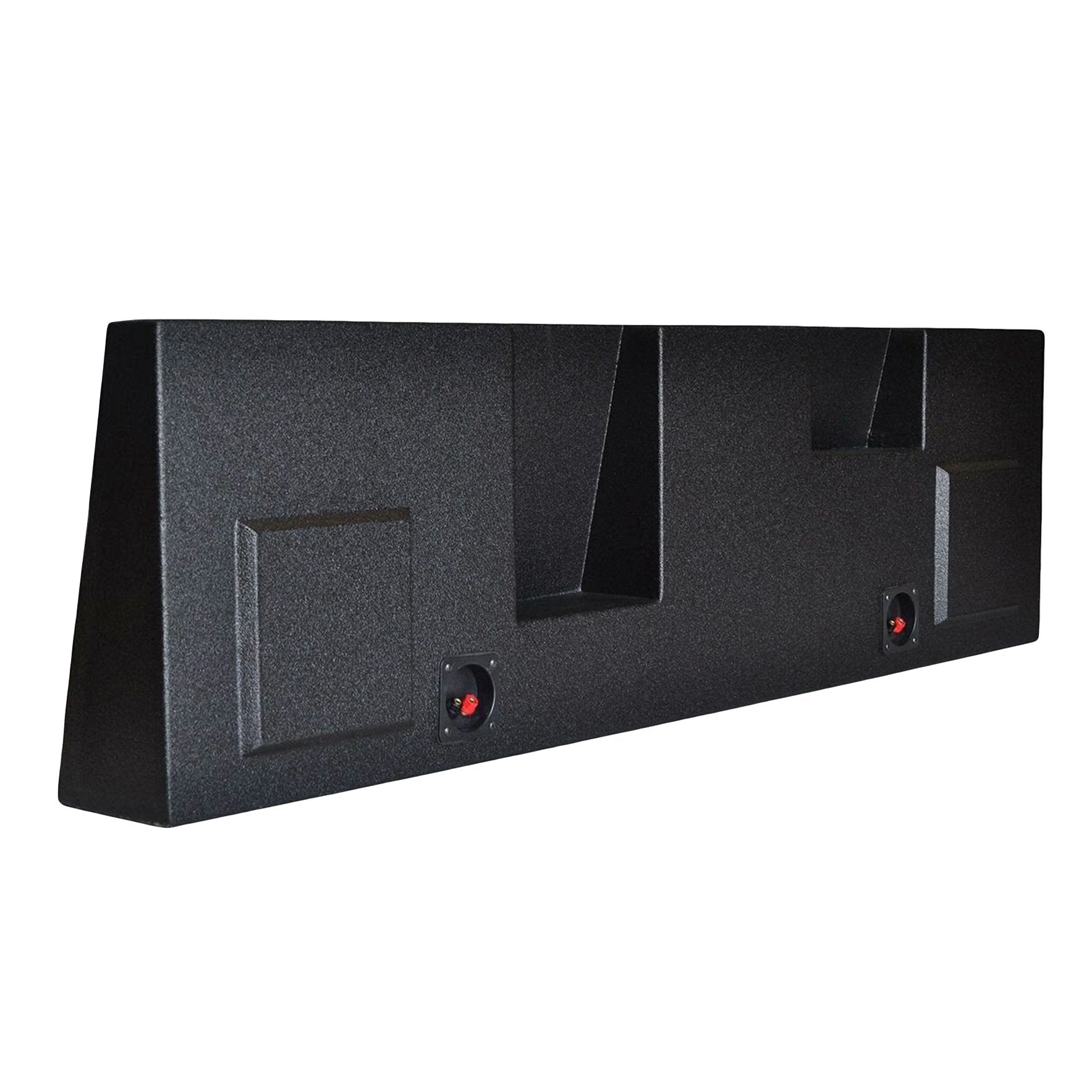SoundBox Ford F250/F350/F450 SuperDuty Crew Cab 2004-2016 12" Frontfire Subwoofer Enclosure, BedLiner Finish