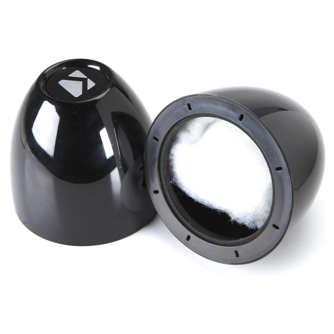 Kicker KMMTES, KMMTES Mini Tower Enclosures for 4" (100mm) Drivers, pair, Black (40KMMTES)