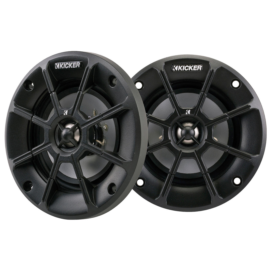 Kicker PS42, PS Series 4" PowerSports Weather-Proof Coaxial Speakers, 2-Ohm (40PS42)
