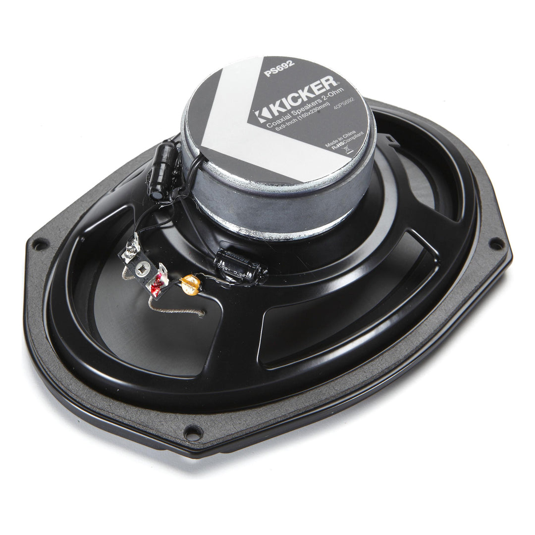 Kicker PS692, PS Series 6x9" PowerSports Weather- Proof Coaxial Speakers, 2-Ohm (40PS692)