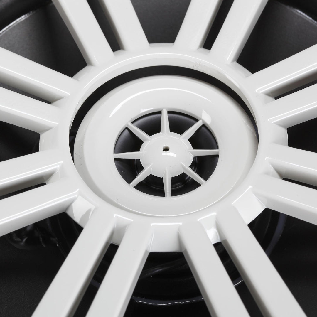 Kicker KM604W, KM 6.5" Marine Coaxial Speakers w/ 1/2" (13mm) Tweeters, White,4-Ohm (41KM604W)