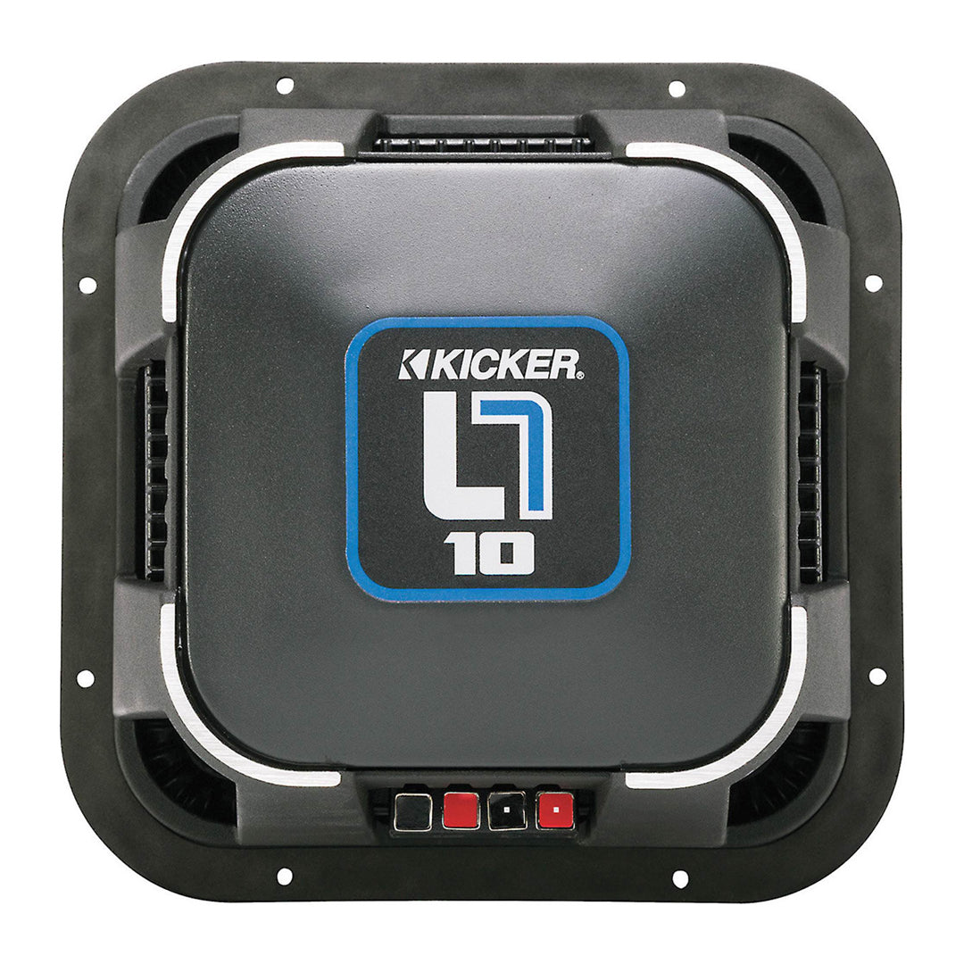 Kicker L7104, L7 10" Dual Voice Coil Subwoofer 4-Ohm, 750W (41L7104)