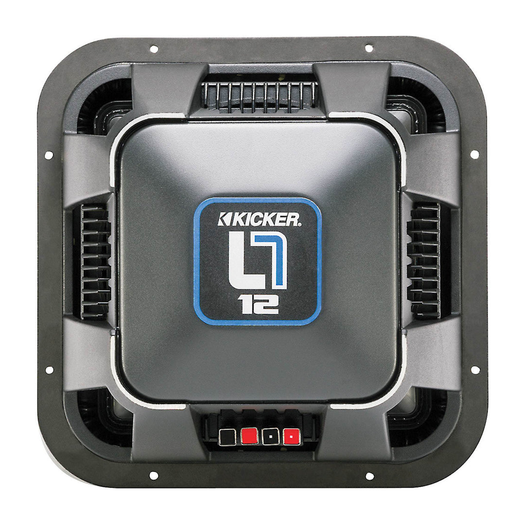 Kicker L7124, L7 12" Dual Voice Coil Subwoofer 4-Ohm, 900W (41L7124)