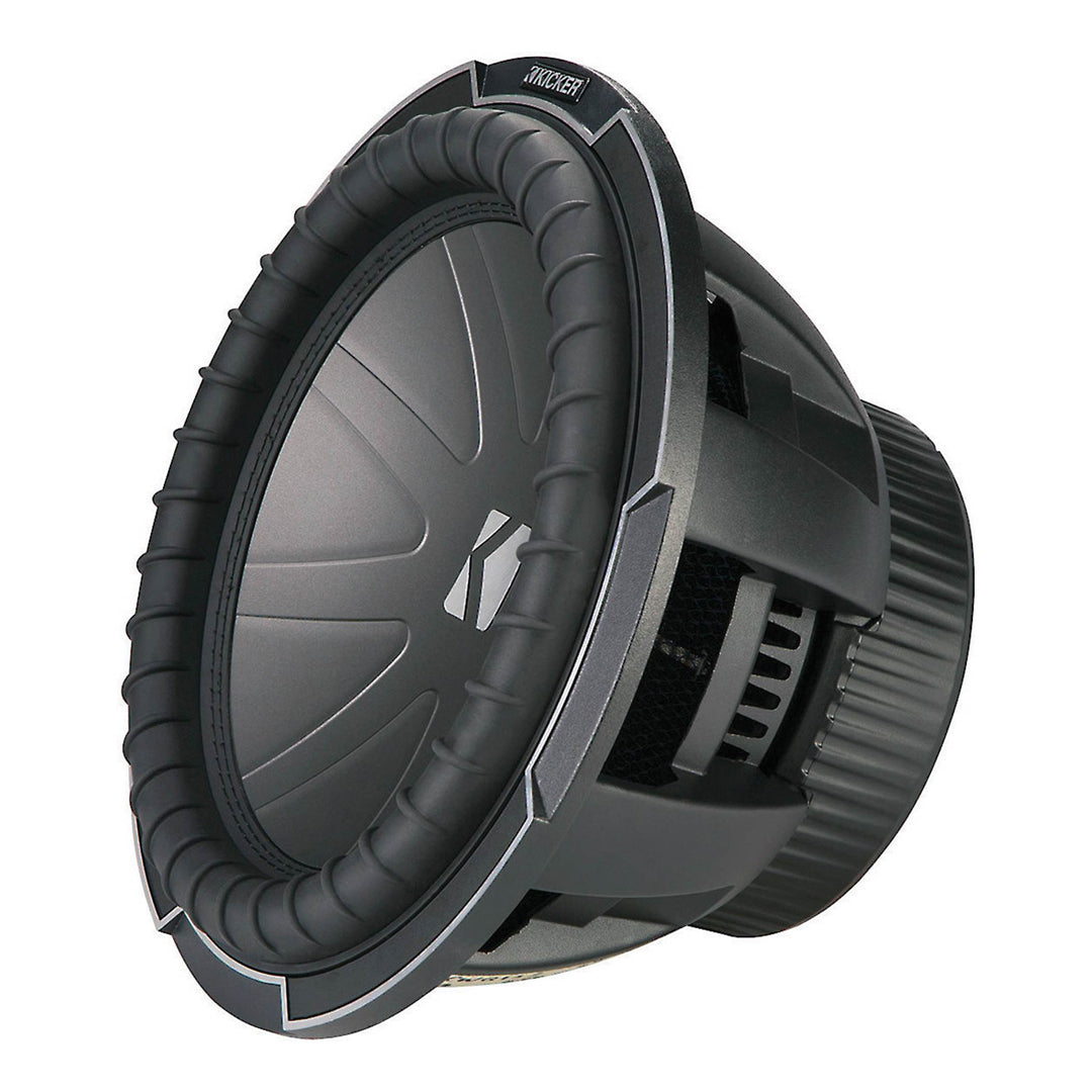 Kicker CWQ122, CompQ 12" Dual Voice Coil Subwoofer 2-Ohm, 850W (42CWQ122)