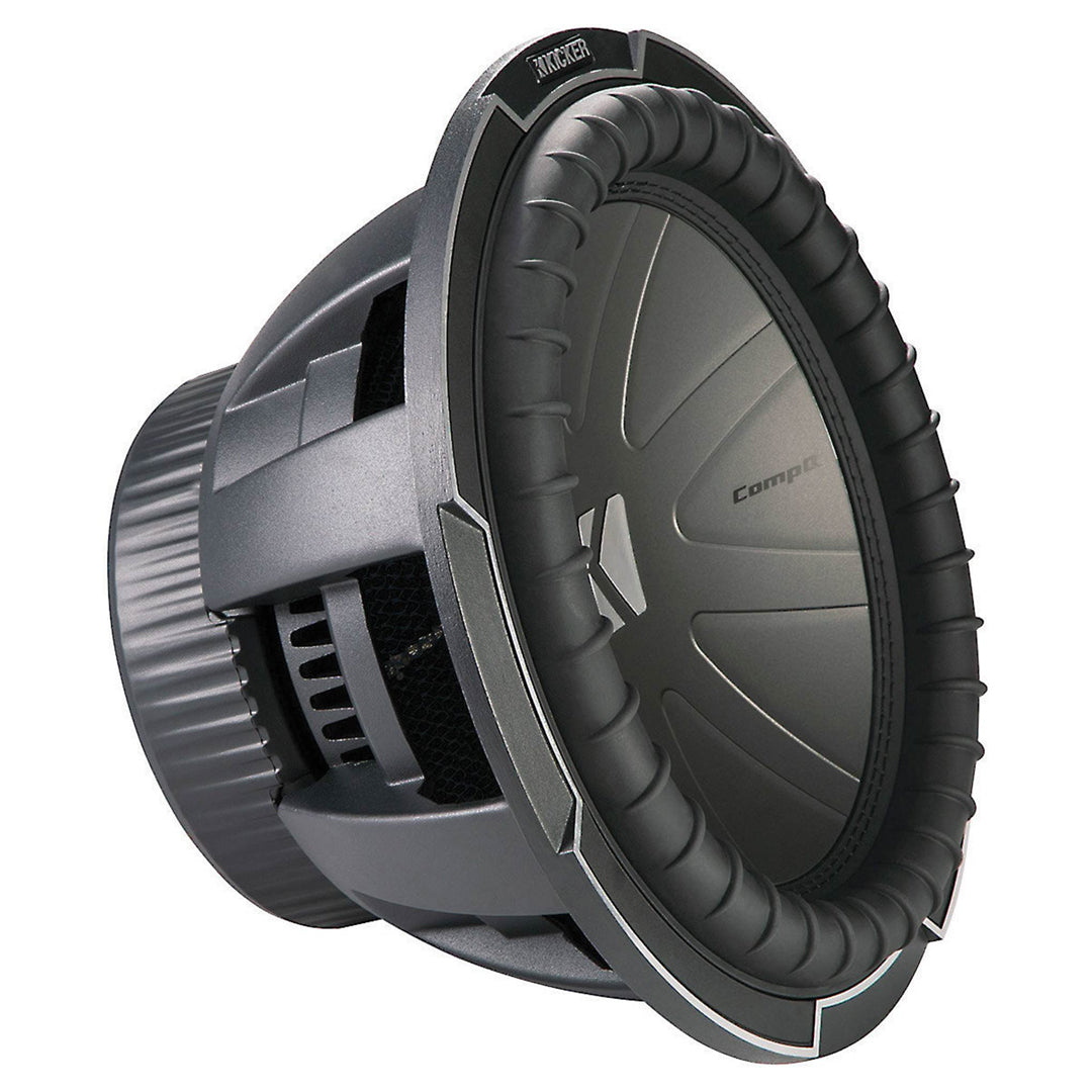 Kicker CWQ124, CompQ 12" Dual Voice Coil Subwoofer 4-Ohm, 850W (42CWQ124)