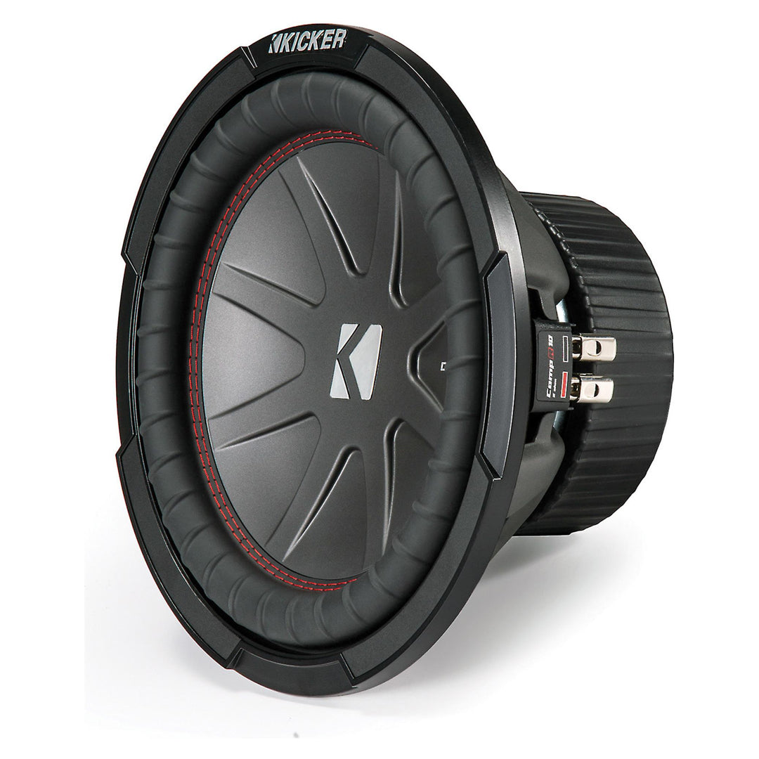 Kicker CWR102, CompR 10" Dual Voice Coil Subwoofer 2-Ohm, 400W (43CWR102)
