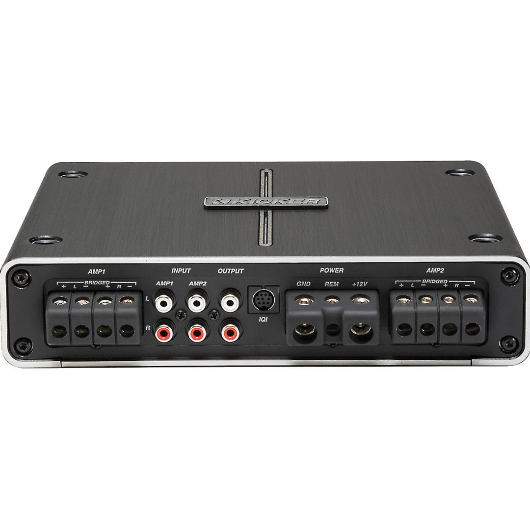 Kicker IQ5004, Q Class 4-Channel Full-Range Class D Amplifier - 500 Watts (42IQ5004)