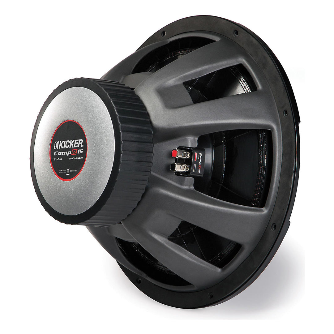 Kicker CWR152, CompR 15" Dual Voice Coil Subwoofer 2-Ohm, 800W (43CWR152)