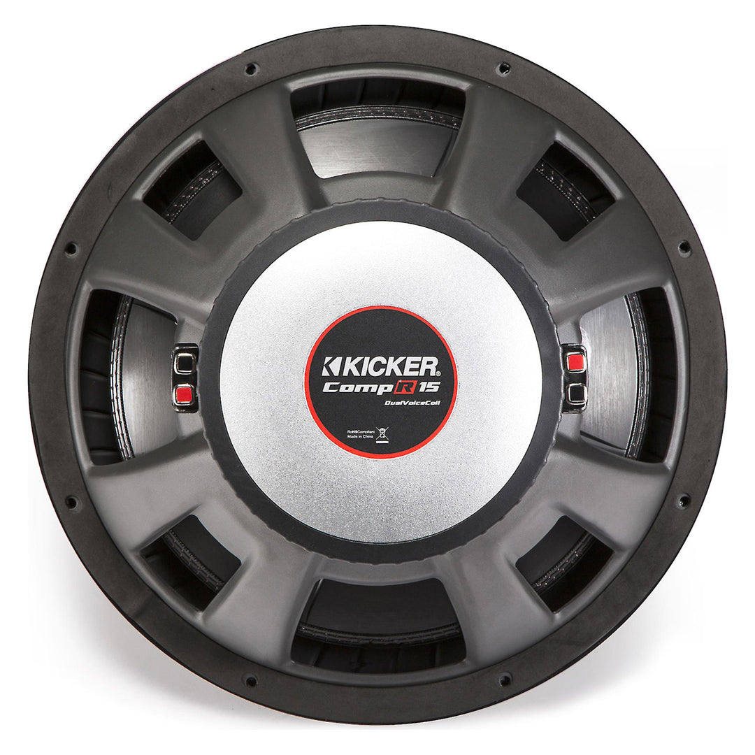 Kicker CWR154, CompR 15" Dual Voice Coil Subwoofer 4-Ohm, 800W (43CWR154)