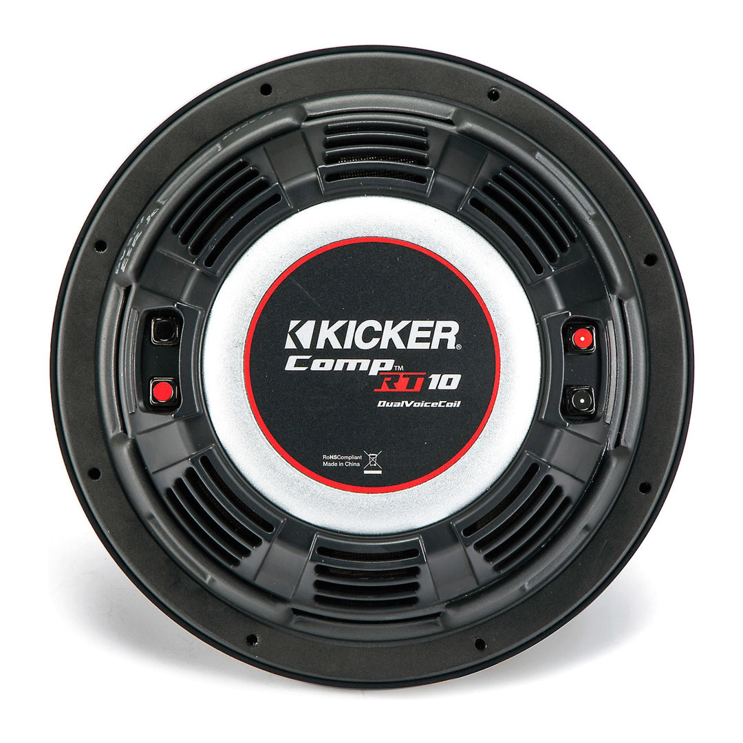 Kicker CWRT101, CompRT 10" Dual Voice Coil Subwoofer 1-Ohm, 400W (43CWRT101)