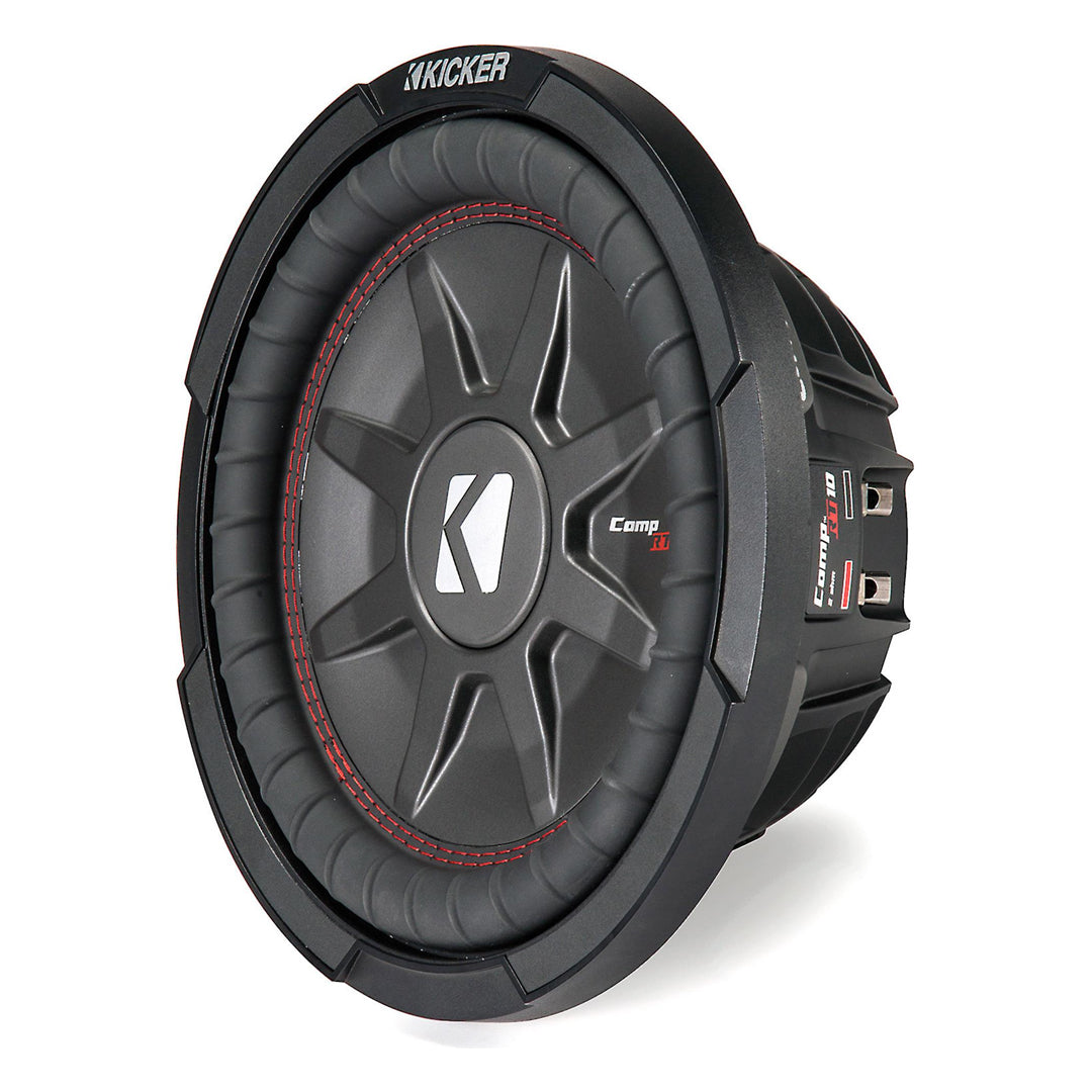 Kicker CWRT102, CompRT 10" Dual Voice Coil Subwoofer 2-Ohm, 400W (43CWRT102)