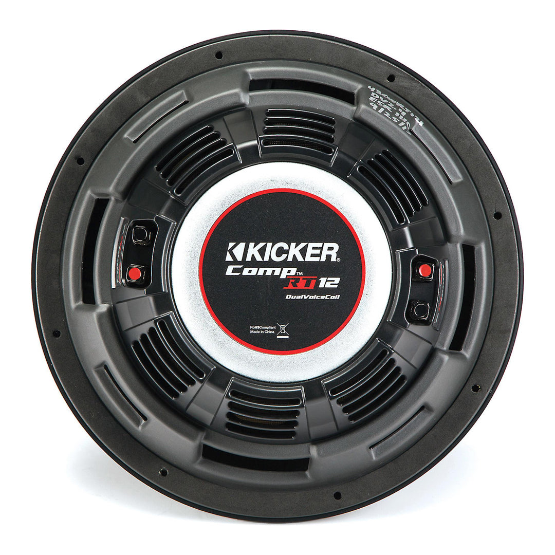 Kicker CWRT122, CompRT 12" Dual Voice Coil Subwoofer 2-Ohm, 500W (43CWRT122)