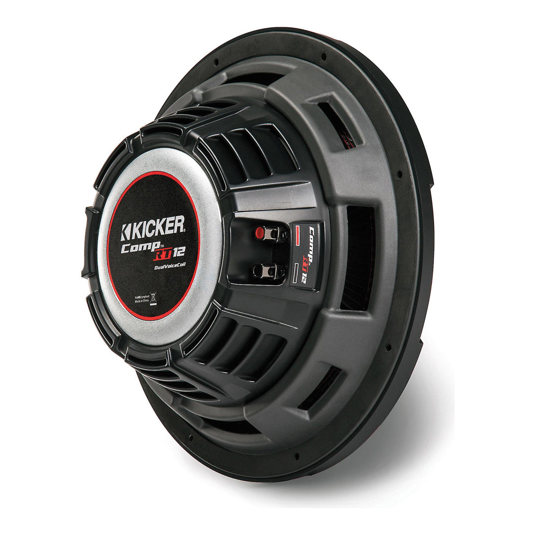Kicker CWRT122, CompRT 12" Dual Voice Coil Subwoofer 2-Ohm, 500W (43CWRT122)