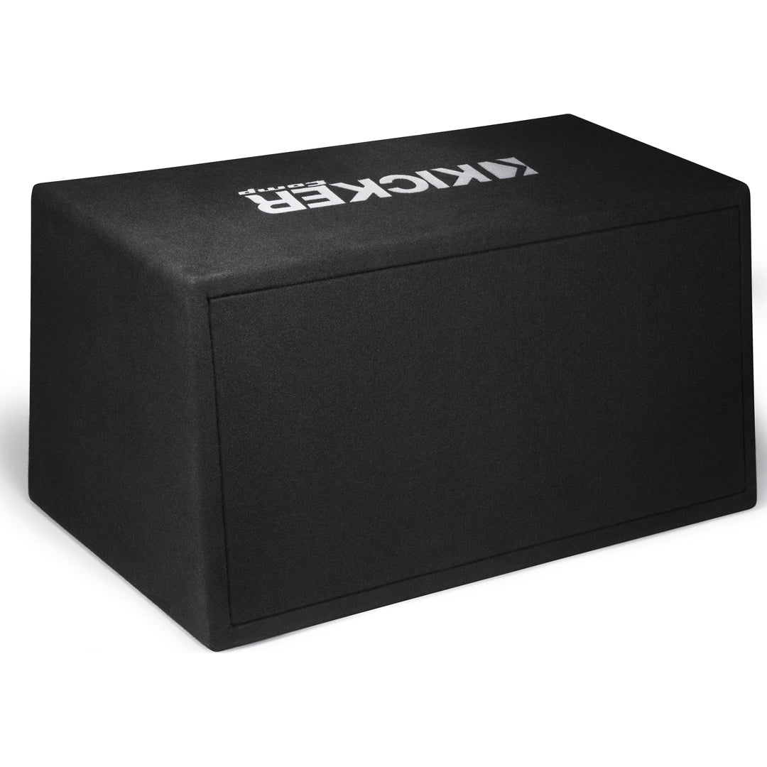 Kicker DC122, Dual Comp 12" Subs in Vented Box,  2-Ohm, 300W (43DC122)