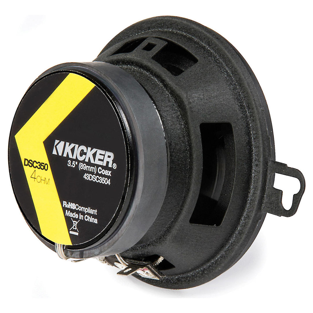 Kicker DSC3504, DS Series 3.5" Coaxial Speakers (43DSC3504)