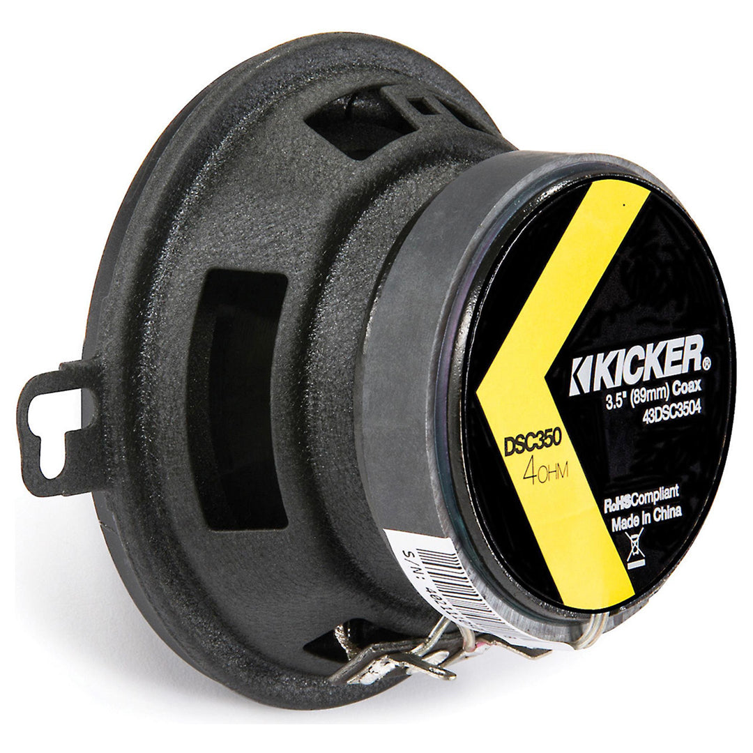 Kicker DSC3504, DS Series 3.5" Coaxial Speakers (43DSC3504)