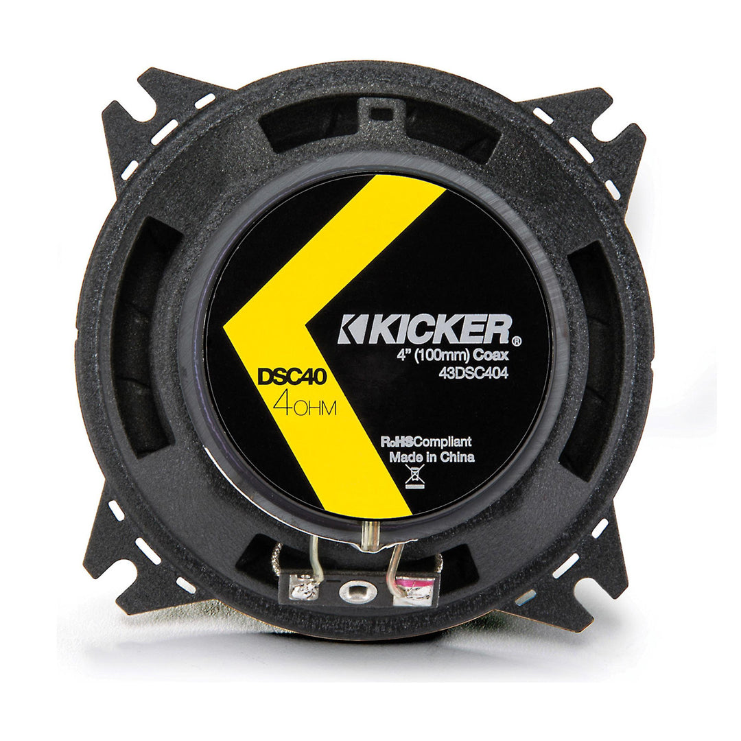 Kicker DSC404, DS Series 4" Coaxial Speakers (43DSC404)