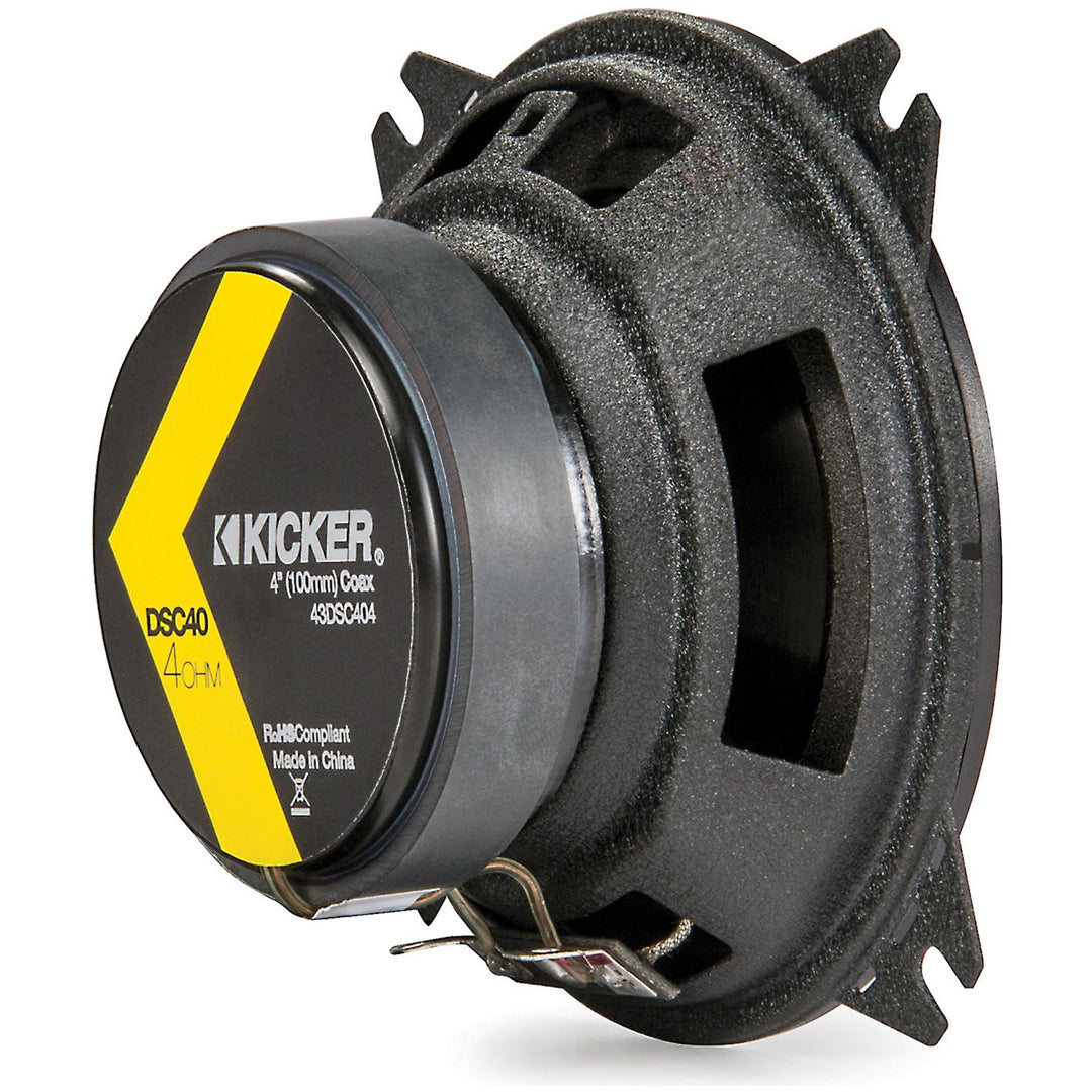 Kicker DSC404, DS Series 4" Coaxial Speakers (43DSC404)