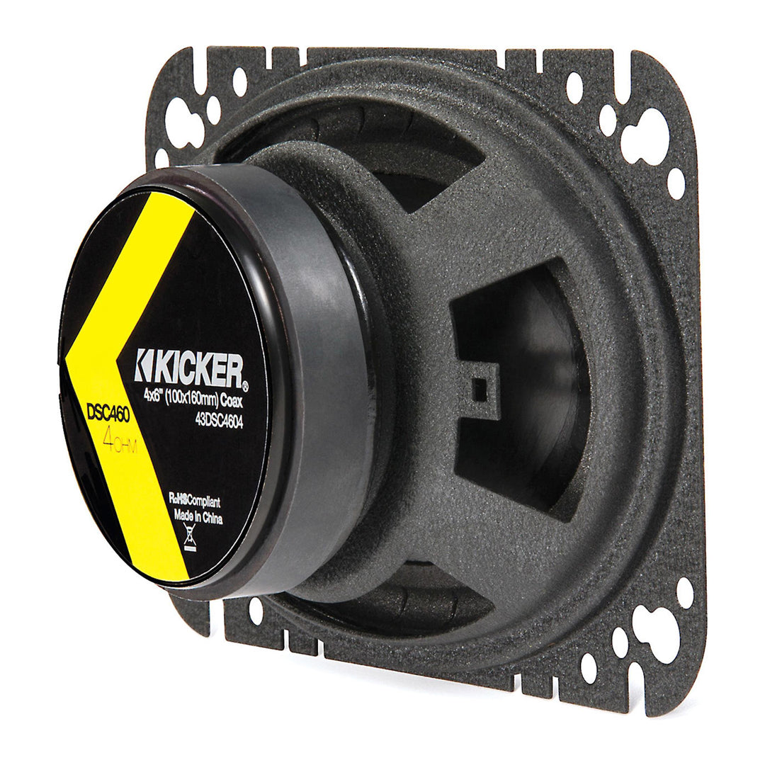Kicker DSC4604, DS Series 4x6" Coaxial Speakers (43DSC4604)