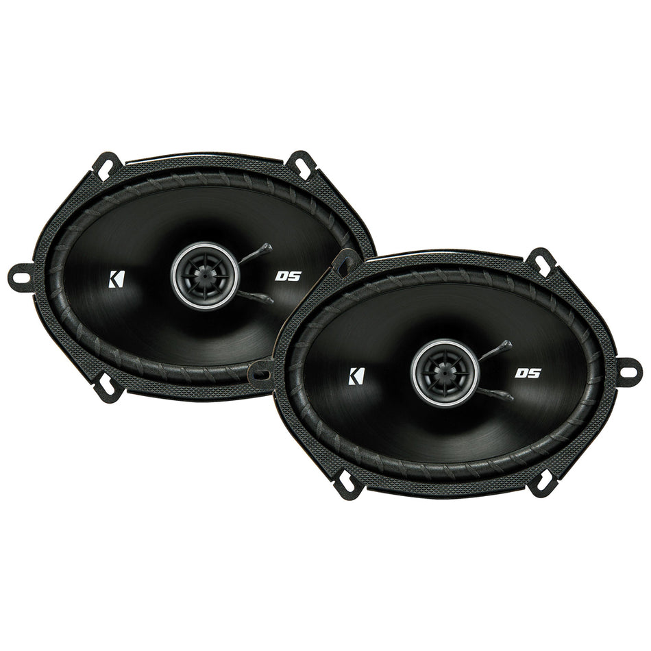 Kicker DSC6804, DS Series 6x8" Coaxial Speakers (43DSC6804)