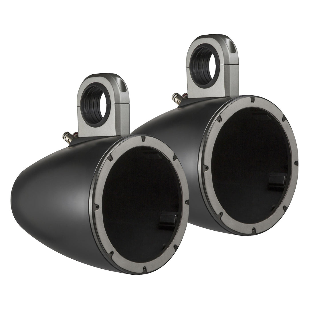 Kicker KMTES8B, KMTES8 Tower Enclosures for 8" (200mm) Drivers, Pair, Black (43KMTES8B)