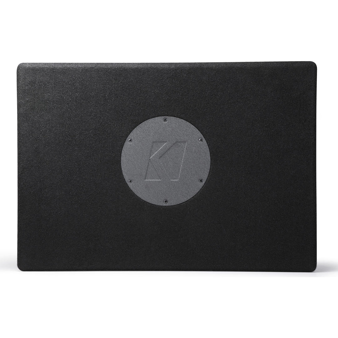 Kicker TC104, Single Comp 10" Sub in Thin Profile  Vented Box, 4-Ohm, 150W (43TC104)