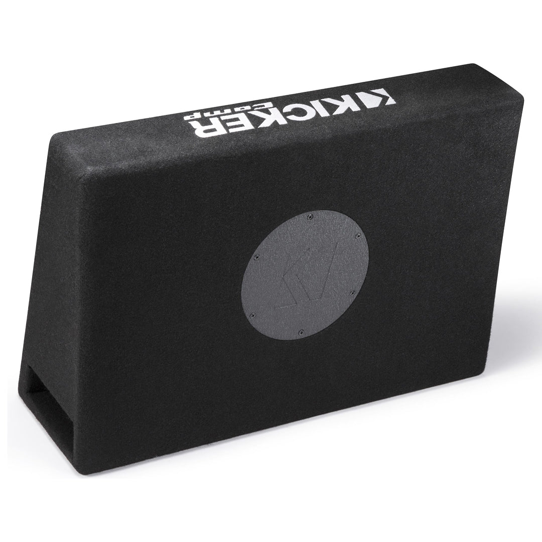 Kicker TC104, Single Comp 10" Sub in Thin Profile  Vented Box, 4-Ohm, 150W (43TC104)