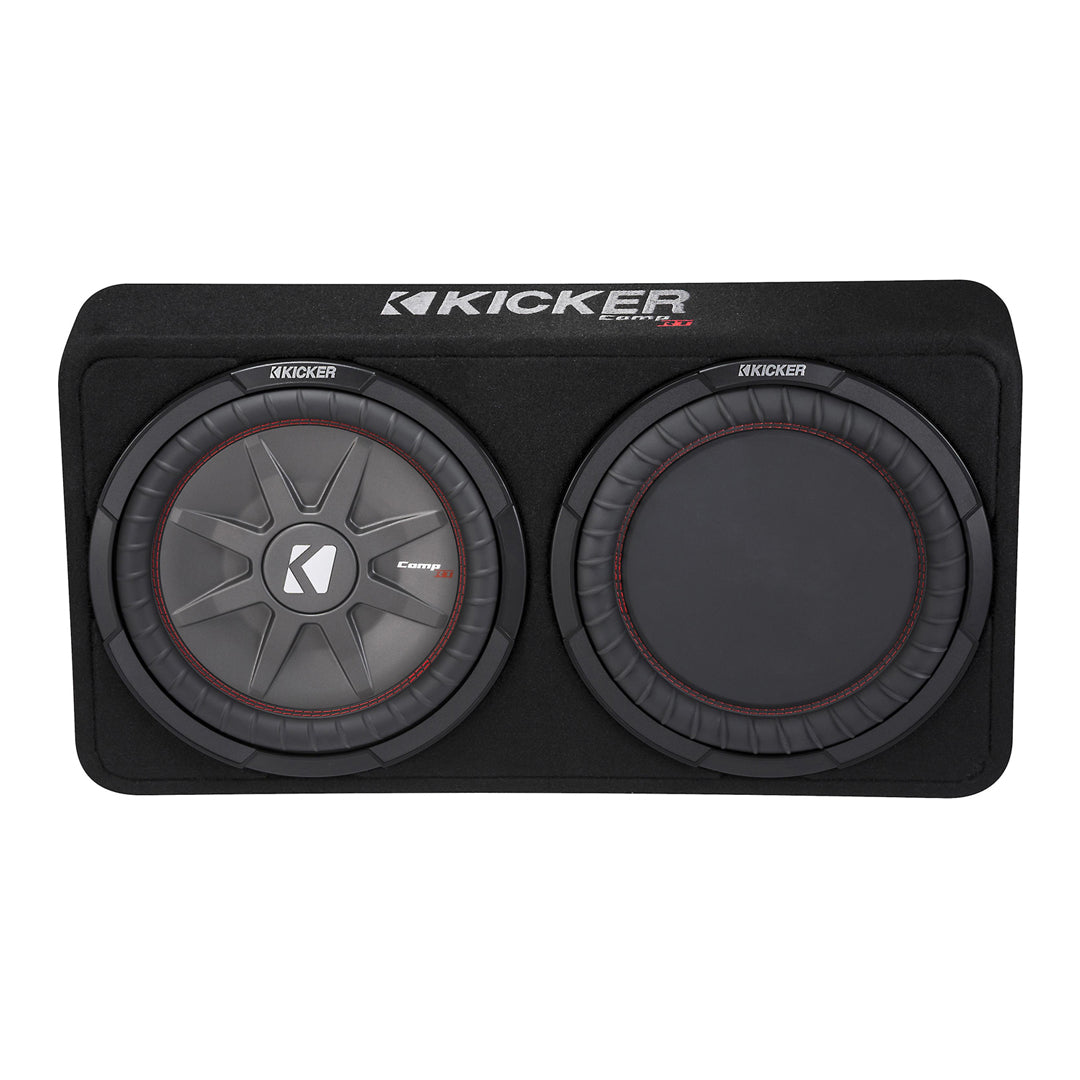Kicker TCWRT122, CompRT 12" Subwoofer in Thin Profile Enclosure, 2-Ohm, 500W (43TCWRT122)